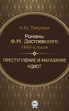 Наталия Тяпугина Романы Ф. М. Достоевского 1860-х годов: «Преступление и наказание» и «Идиот» обложка книги