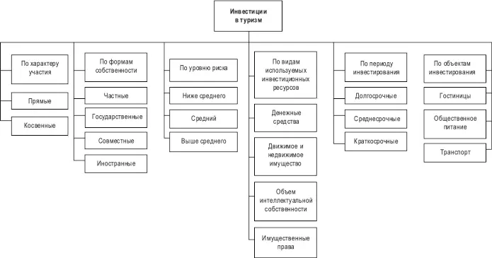 Классификация инвестиций в туризм Специфика туризма как объекта инвестирования - фото 2