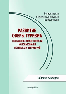 Сборник статей Развитие сферы туризма: повышение эффективности использования потенциала территорий обложка книги