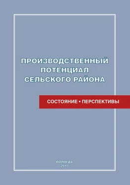 Елена Кожина Производственный потенциал сельского района: состояние и перспективы обложка книги