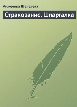 Анжелика Шепелева Страхование. Шпаргалка обложка книги