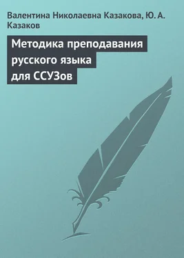 Валентина Казакова Методика преподавания русского языка для ССУЗов обложка книги