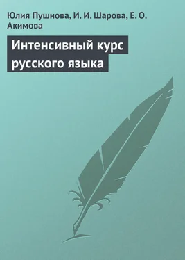 Евгения Акимова Интенсивный курс русского языка обложка книги