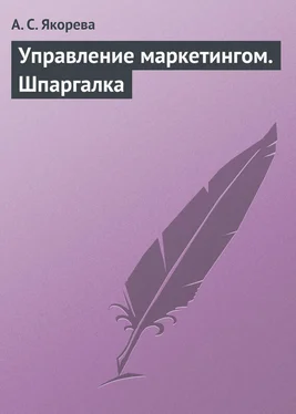 А. Якорева Управление маркетингом. Шпаргалка обложка книги