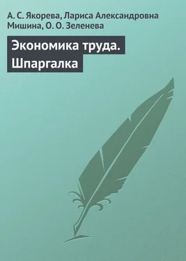 А. Якорева Экономика труда. Шпаргалка обложка книги