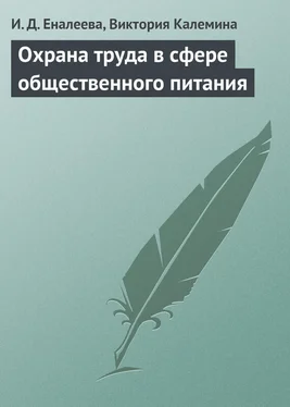 Виктория Калемина Охрана труда в сфере общественного питания обложка книги