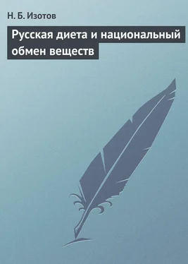 Н. Изотов Русская диета и национальный обмен веществ обложка книги