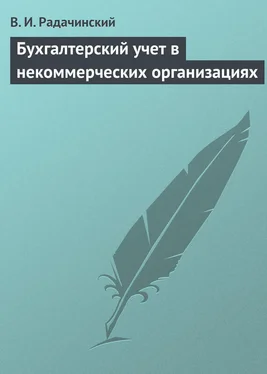 Василий Радачинский Бухгалтерский учет в некоммерческих организациях обложка книги