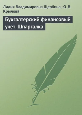 Лидия Щербина Бухгалтерский финансовый учет. Шпаргалка обложка книги