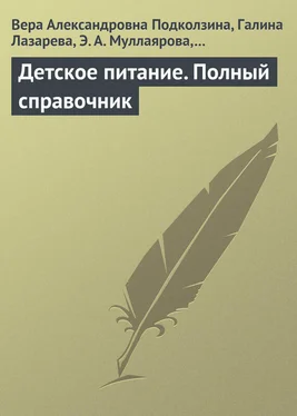 Вера Подколзина Детское питание. Полный справочник обложка книги