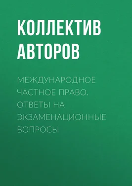 Коллектив авторов Международное частное право. Ответы на экзаменационные вопросы обложка книги