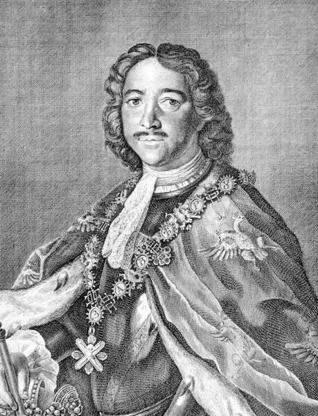 Император Петр I Гравюра 1743 год Снарядив на Запад невиданное посольство - фото 21