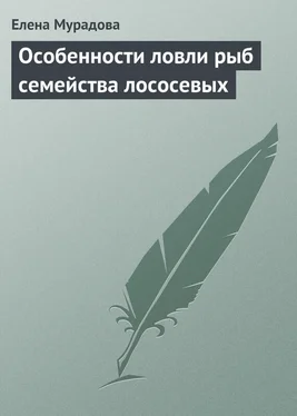 Елена Мурадова Особенности ловли рыб семейства лососевых обложка книги