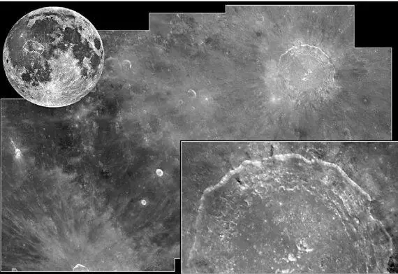 Рис 119 Район кратера Коперник Снимок космического телескопа Хаббл - фото 23