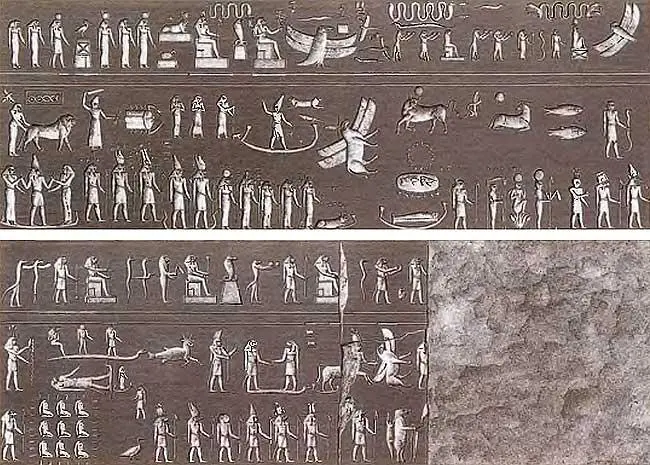 Зодиак обнаруженный французами в Малом храме Эсны На этом зодиаке - фото 202