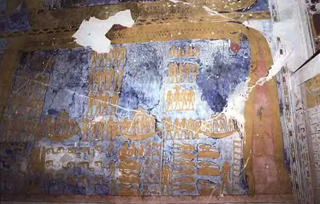 Гробница Рамзеса IV Погребальный зодиак Фотография 2006 года Гробница - фото 293