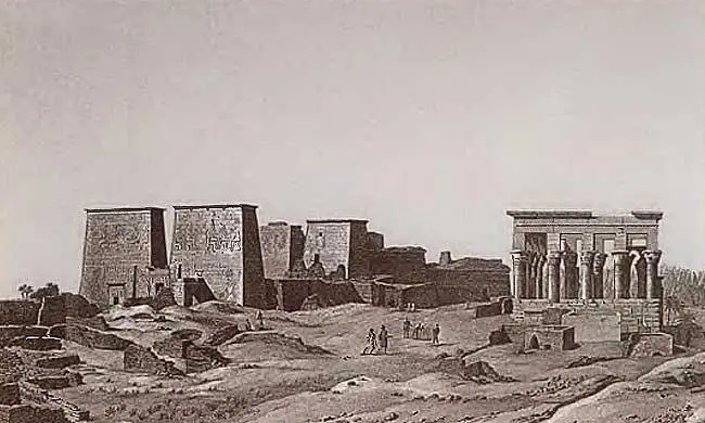Храм на острове Филе Рисунок наполеоновских художников Взято из 1 А Vol - фото 335