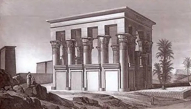 Часовня на острове Филе Рисунок наполеоновских художников Взято из 1 А - фото 339
