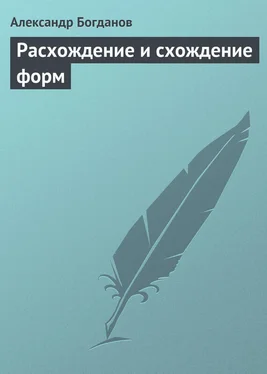 Александр Богданов Расхождение и схождение форм обложка книги