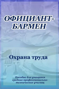 Илья Мельников Официант-бармен. Охрана труда обложка книги