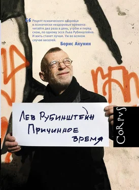 Лев Рубинштейн Причинное время обложка книги