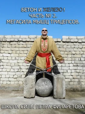 Петр Филаретов Мегасила мышц трицепсов обложка книги