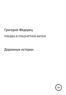 Григорий Федорец Поездка в плацкартном вагоне обложка книги