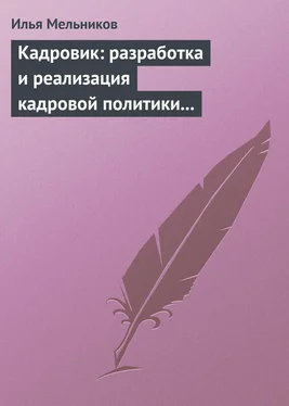 Илья Мельников Кадровик: разработка и реализация кадровой политики организации обложка книги