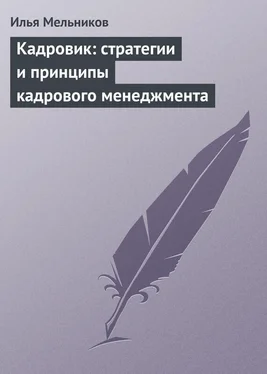 Илья Мельников Кадровик: стратегии и принципы кадрового менеджмента обложка книги