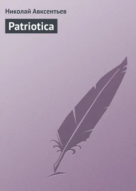 Николай Авксентьев Patriotica обложка книги