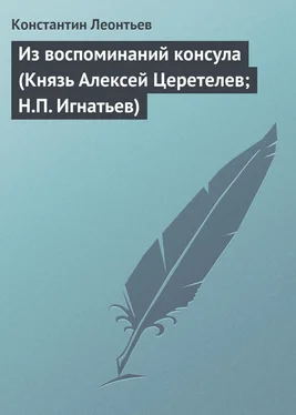 Константин Леонтьев Из воспоминаний консула (Князь Алексей Церетелев; Н.П. Игнатьев) обложка книги