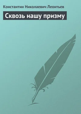 Константин Леонтьев Сквозь нашу призму обложка книги