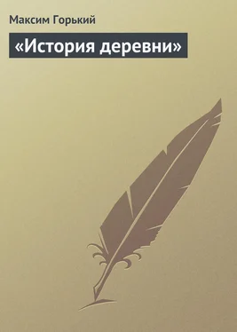 Максим Горький «История деревни» обложка книги