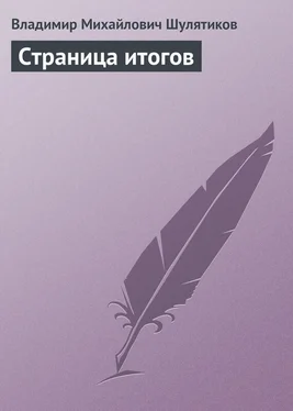 Владимир Шулятиков Страница итогов обложка книги