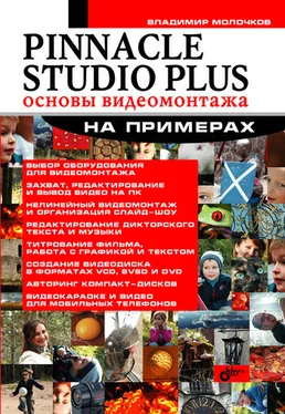 Владимир Молочков Pinnacle Studio Plus. Основы видеомонтажа на примерах обложка книги