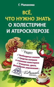 Галина Малахова Всё, что нужно знать о холестерине и атеросклерозе обложка книги