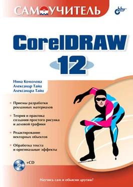 Александра Тайц Самоучитель CorelDRAW 12 обложка книги