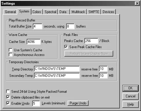 Рис 112 Вкладка System диалогового окна Settings Как показано на рисунке - фото 12