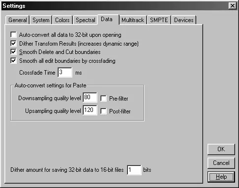 Рис 114 Вкладка Data диалогового окна Settings В верхней части этой вкладки - фото 14