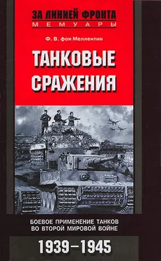 Фридрих Вильгельм фон Меллентин Танковые сражения. Боевое применение танков во Второй мировой войне. 1939-1945 обложка книги