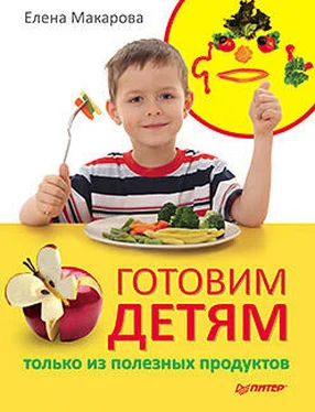 Елена Макарова Готовим детям только из полезных продуктов обложка книги