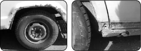 Рис 15Наиболее подверженные коррозии участки автомобиля а колесные арки - фото 5
