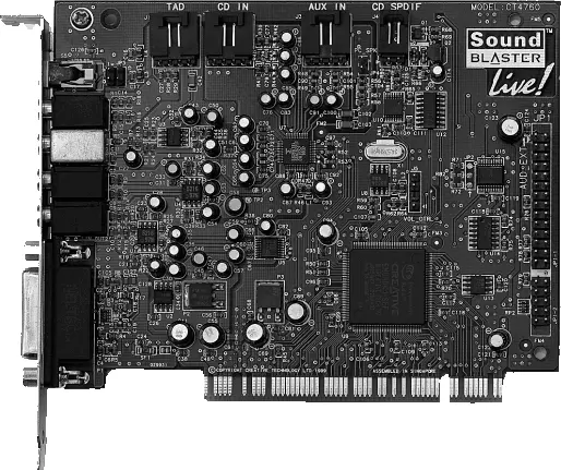 Рис 111Звуковая карта Creative Sound Blaster Live В настоящее время не - фото 11