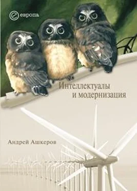 Андрей Ашкеров Интеллектуалы и модернизация обложка книги