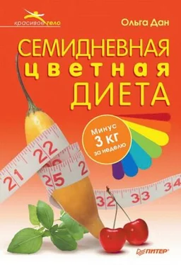 Ольга Дан Семидневная цветная диета обложка книги