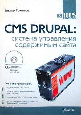 Виктор Ромашов CMS Drupal: система управления содержимым сайта обложка книги