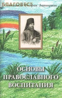 cвятитель Феофан Затворник Основы православного воспитания обложка книги