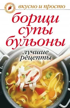 Юлия Николаева Борщи, супы, бульоны. Лучшие рецепты обложка книги