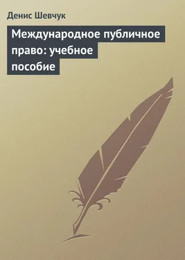 Денис Шевчук Международное публичное право: учебное пособие обложка книги