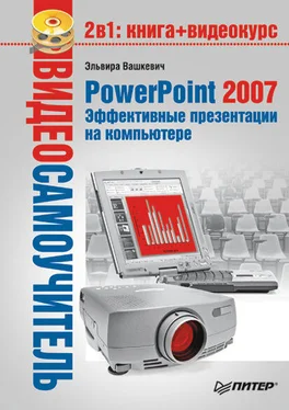 Эльвира Вашкевич PowerPoint 2007. Эффективные презентации на компьютере обложка книги